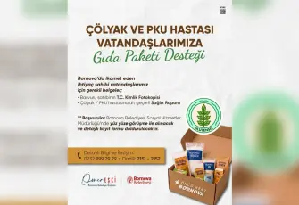 Bornova Belediyesi’nden Çölyak ve PKU hastalarına özel gıda desteği