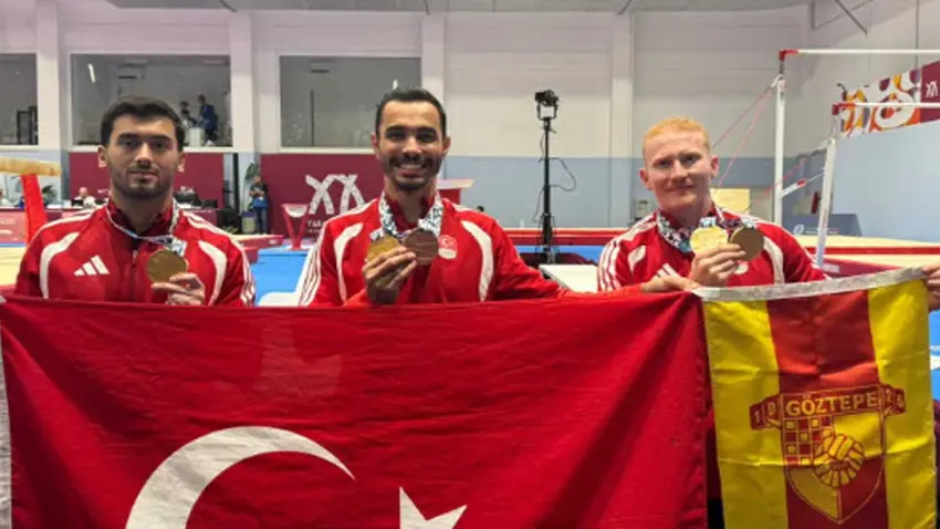 İzmirli cimnastikçilerden Akdeniz Oyunları’nda madalya şovu haberinin görseli