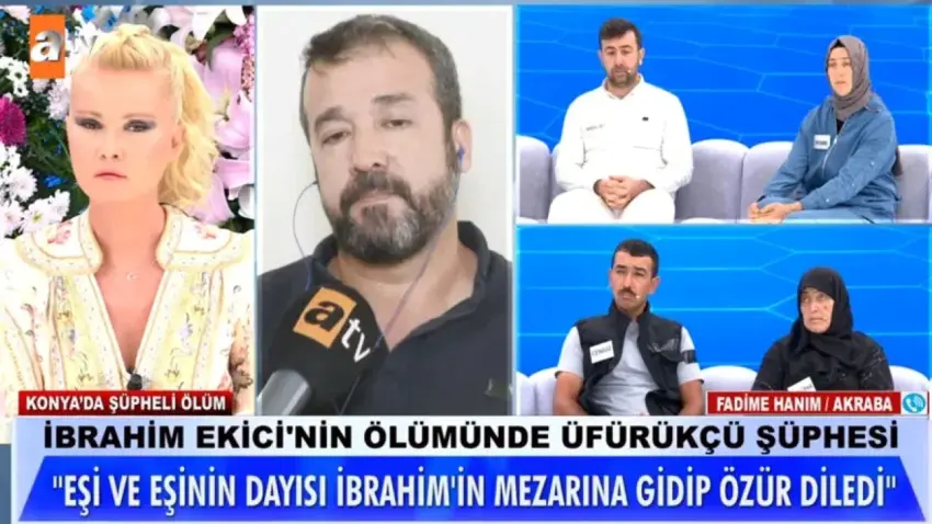 Müge Anlı’da ‘ikinci Palu Ailesi’ vakası! İbrahim Ekici nasıl öldü, Hüseyin Sarıbaş kimdir? haberinin görseli