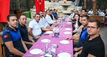 Başkan Eşki’den zabıta personeline destek