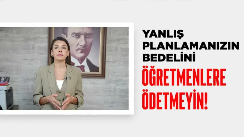 Eğitim-İş’ten MEB’e tepki: Plansızlığın bedelini öğretmenlere ödetmeyin haberinin görseli