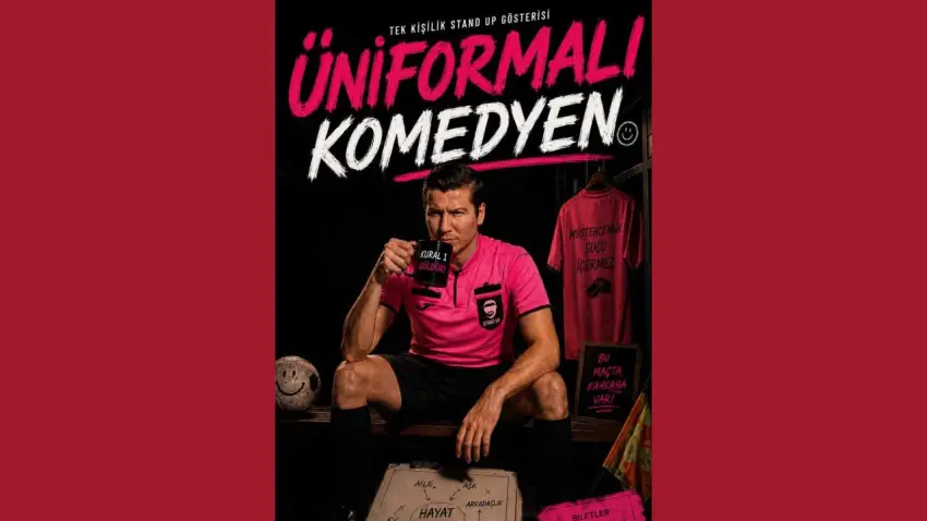 Üniformalı Komedyen, futbolun kulisinden hayatın absürtlüklerine uzanacak haberinin görseli