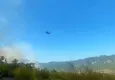 Antalya'nın Serik ilçesinde çıkan orman yangınına müdahale ediliyor