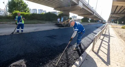 İZSU’dan Liman Caddesi’nde erken mesai: Yol yeniden trafiğe açıldı