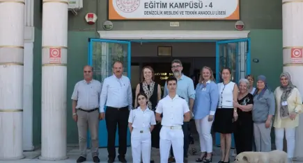 Nilüfer Çınarlı Mutlu’dan Denizcilik Lisesi’ne ziyaret