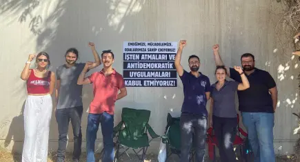 MMO İzmir Şubesi’nde işten atma krizi büyüyor: Çalışanlar eylem başlattı