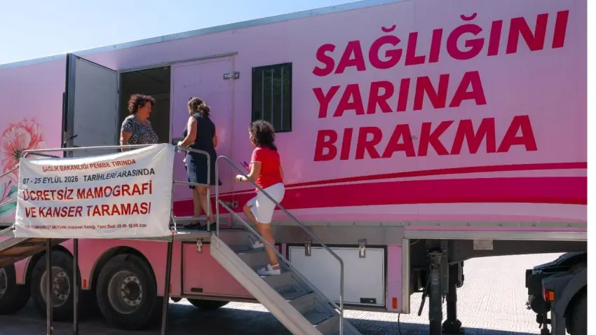 "Pembe Prenses" Aliağa'da: Ücretsiz kanser taramaları için 3 hafta süreyle Cumhuriyet Meydanı'nda! haberinin görseli