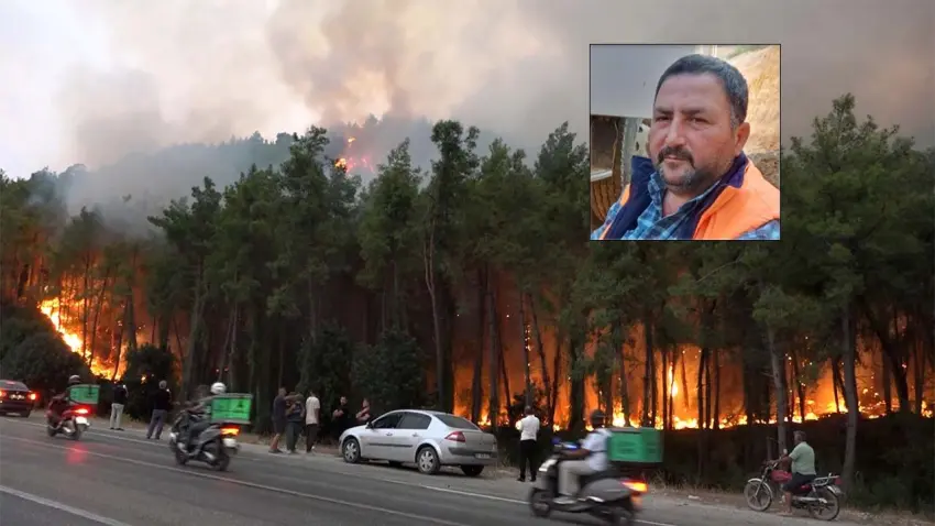 Adana ve Antalya'da orman yangınlarıyla mücadele sürüyor: Kalp krizi geçirirken bile yolu tarif eden Hasan Kahya hayatını kaybetti haberinin görseli