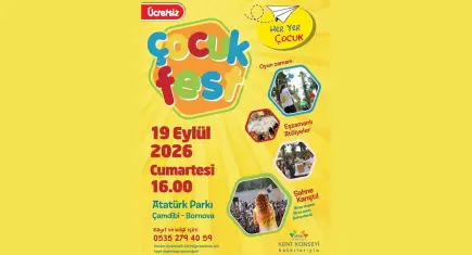 Bornova’da 4. ÇocukFest heyecanı: Eğlence ve atölyeler çocukları bekliyor