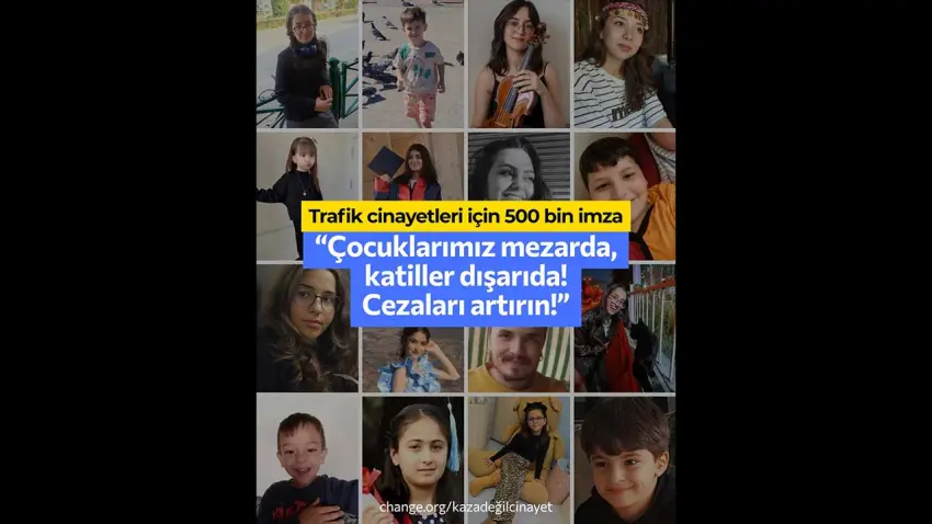Çocuklarını trafik canavarına kurban veren ailelerden çağrı: Katiller cezasız kalmasın haberinin görseli