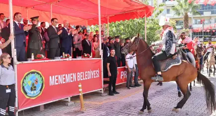 Menemen’de 104. yıl kurtuluş coşkusu
