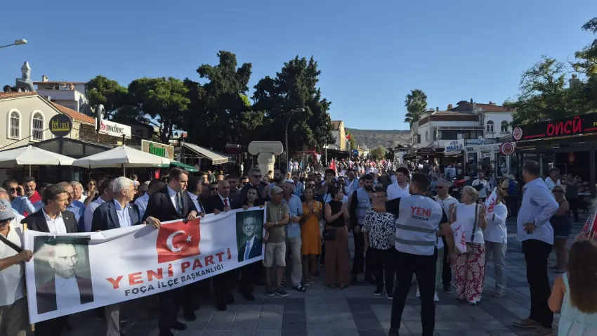 YENİ Parti Foça’da ilçe binasını açtı: Milletle inatlaşılmaz haberinin görseli