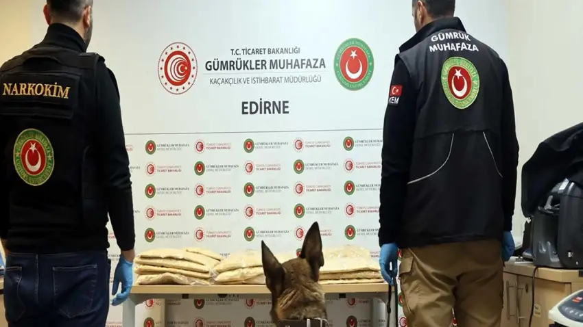 Kapıkule’de uyuşturucu operasyonu! haberinin görseli