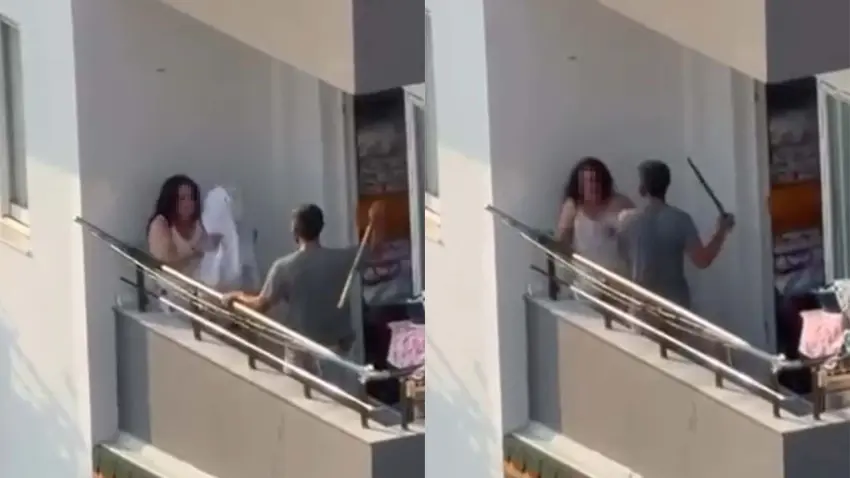Adana’da balkonda şiddet dehşeti: Kadını sopayla döven şüpheli gözaltında haberinin görseli