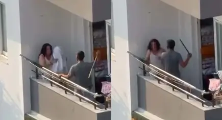 Adana’da balkonda şiddet dehşeti: Kadını sopayla döven şüpheli gözaltında