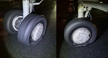 İstanbul Havalimanı’nda korkutan olay: Uçağın 2 lastiği patladı