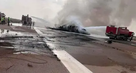 Türk iş insanının özel jeti Libya’da yandı