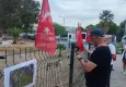 Avni Yelkenbiçer Parkı’nda siyah kurdeleli protesto