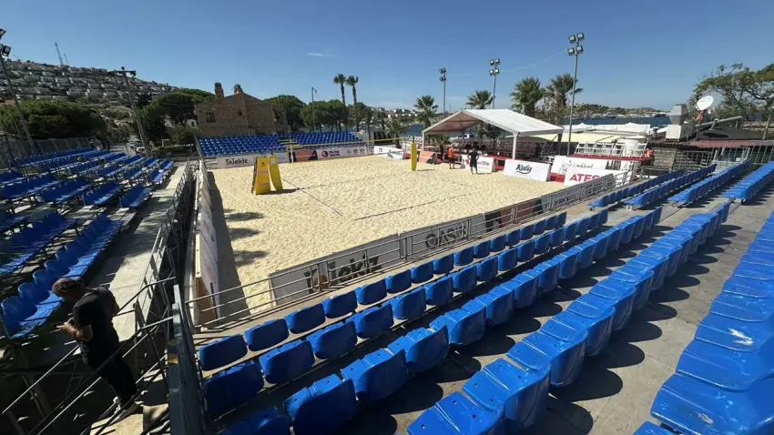 Foça, Avrupa’nın genç voleybol yıldızlarını ağırlamaya hazırlanıyor haberinin görseli