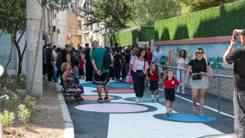 Konaklı öğrenciler yeni eğitim yılına renkli yolla başladı haberinin görseli