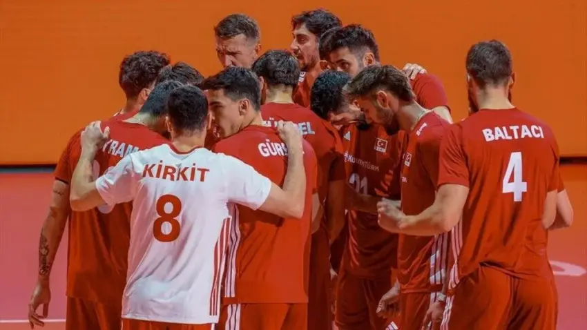 A Milli Erkek Voleybol Takımı Avrupa Şampiyonası'na veda etti haberinin görseli