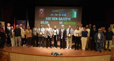 Ege Üniversitesinden Gazze’ye bilim ve dayanışma mesajı