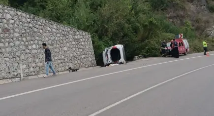 Amasra Tüneli çıkışında feci kaza: Müzik öğretmeni öldü, bebeği yaralandı