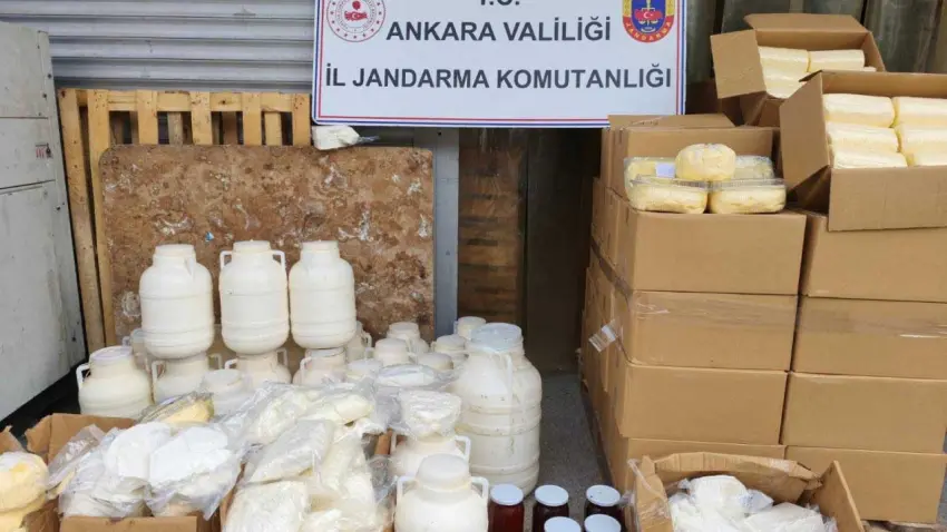 Ankara'da sahte süt ve yağ alarmı  haberinin görseli