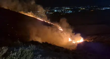 İzmir’de ormanlık alanda yangın: Alevler yerleşim yerlerine doğru ilerliyor