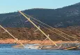 Bodrum'da facianın eşiğinden dönüldü:Kayalıklara çarpan teknedeki 7 kişi kurtarıldı