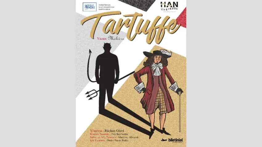 Tartuffe, tiyatroseverlerle buluşuyor haberinin görseli