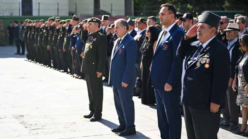 Bornova’da Gaziler Günü’ne anlamlı tören haberinin görseli