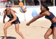 Foça’da U18 Avrupa Plaj Voleybolu Şampiyonası’nda heyecan sürüyor