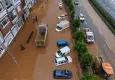 Rize’de geceyi sel aldı: Cadde ve yollar göle döndü
