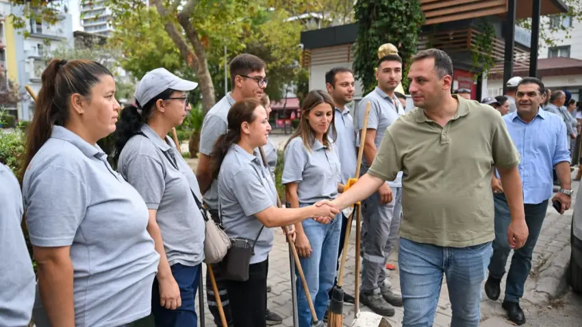 Bornova’da temizlik seferberliği: Eşki’den vatandaşlara duyarlılık çağrısı haberinin görseli