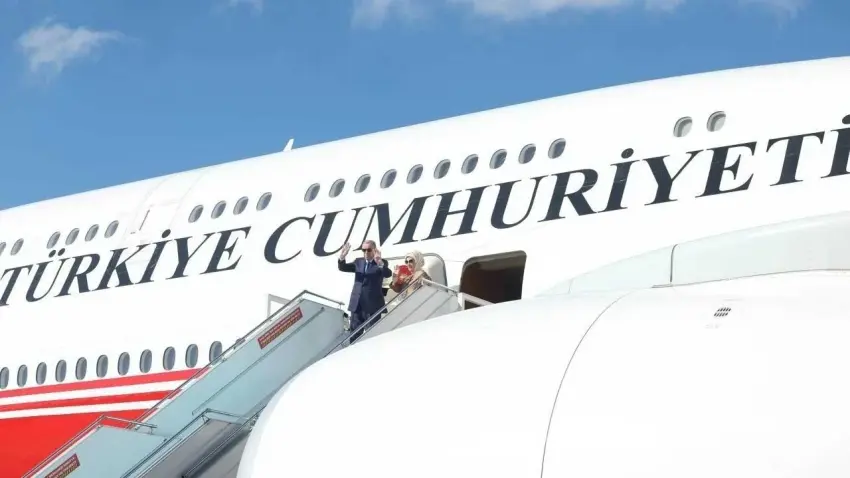 Cumhurbaşkanı Erdoğan BM Zirvesi için New York'ta haberinin görseli