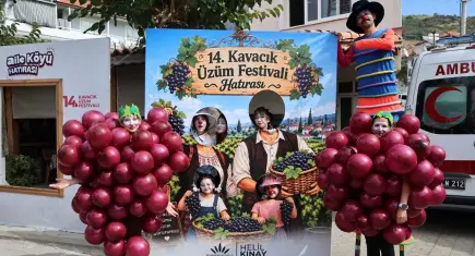 Kavacık Üzüm Festivali bu yıl da yoğun ilgi gördü