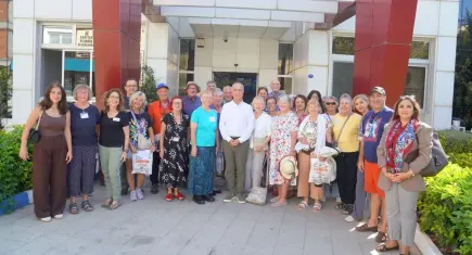 Seferihisar’da uluslararası buluşma: ABD ve Kanada’dan 30 kişilik heyet geldi