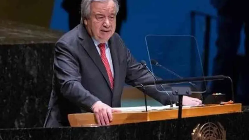 BM Genel Sekreteri Guterres Gazze’deki yıkımları hatırlattı haberinin görseli