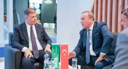 Başkan Tugay’dan İtalya’da Marble İzmir temasları