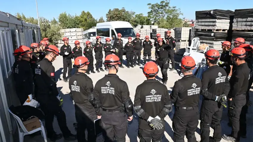 Karabağlar’ın arama kurtarma ekibi KAR-KUT göreve hazır haberinin görseli