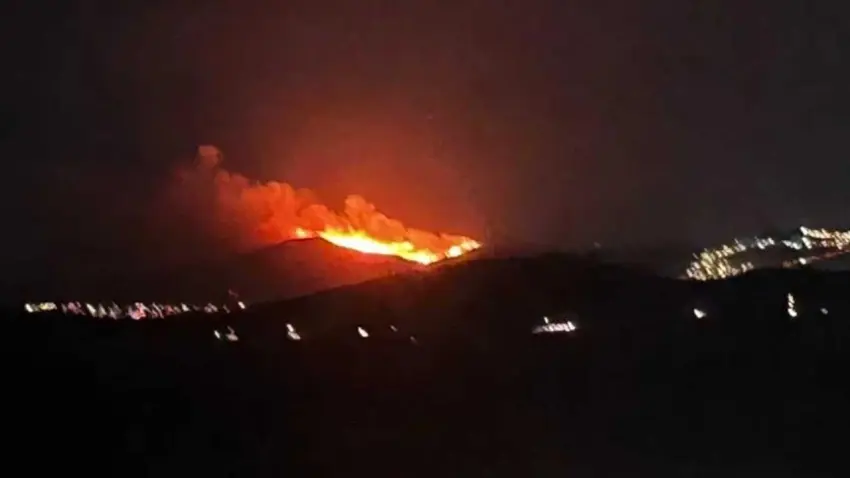 Bodrum'da yangın haberinin görseli