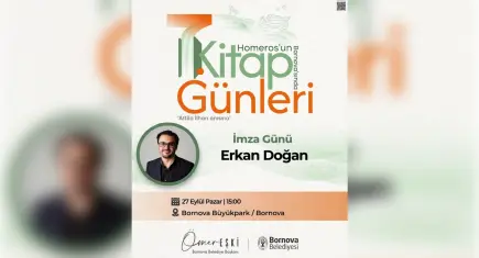 Bornova’da edebiyat rüzgarı: Erkan Doğan okurlarıyla buluşacak