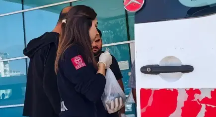 Bursa'da iş kazası: Kopan parmağı buz dolu poşetle hastaneye götürüldü