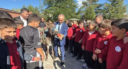 Çocukluk hayalini gerçeğe dönüştürdü: Eşeğiyle köy köy gezip kitap dağıtıyor