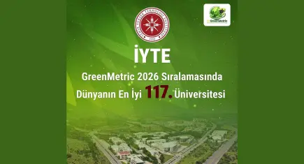 İYTE, GreenMetric’te dünya 117’nciliğine yükseldi