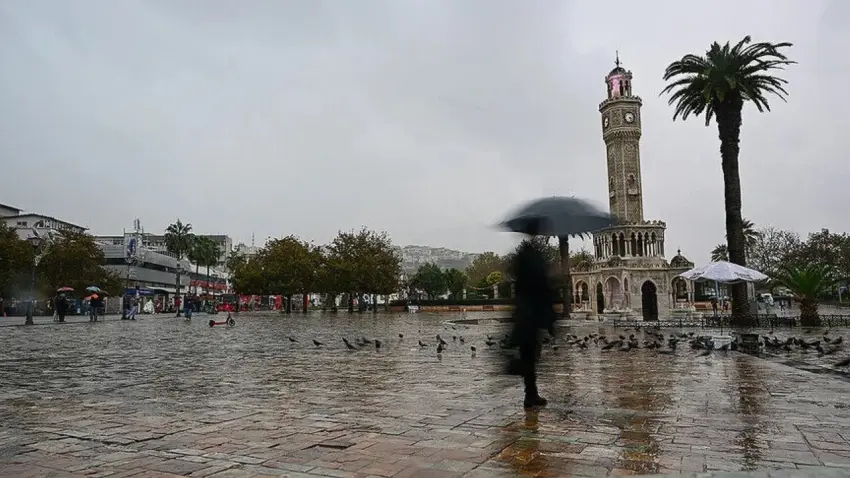 İzmir için sarı kodlu uyarı: Kuvvetli sağanak bekleniyor haberinin görseli