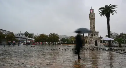İzmir için sarı kodlu uyarı: Kuvvetli sağanak bekleniyor