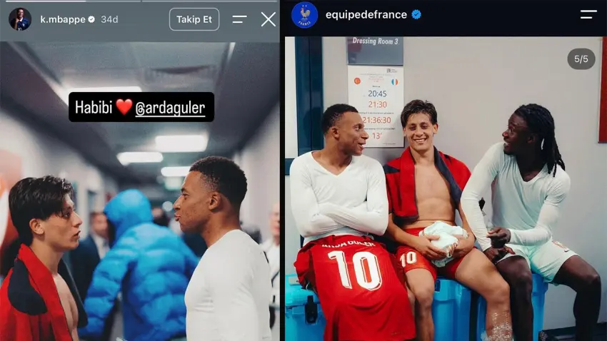 Mbappe’den Arda Güler paylaşımı: ‘Habibi’ notuyla yayınladı haberinin görseli