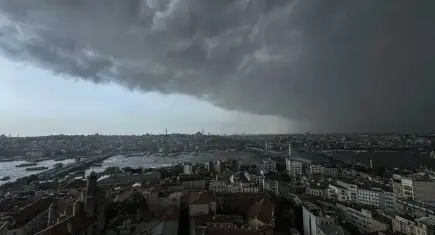 İstanbul için kuvvetli yağış ve fırtına uyarısı
